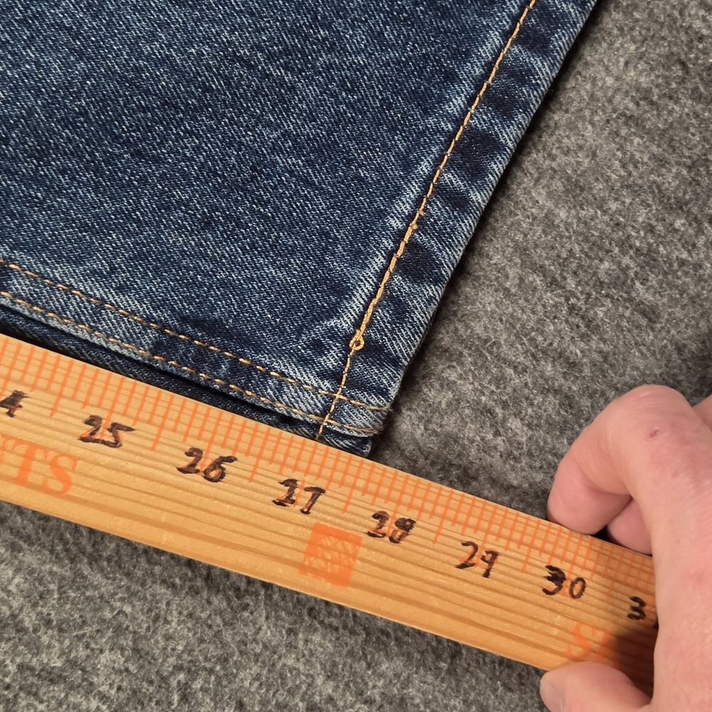 Levi’s 505 Jeans Mens 48x28 Big And Tall Blue Denim Straight Leg Medium Wash NWT - Picture 10 of 15
